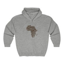 画像をギャラリービューアに読み込む, Unisex Heavy Blend™ Full Zip Hooded Tribal Art Sweatshirt