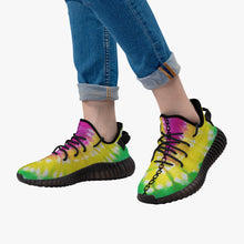 Load image into Gallery viewer, Tribal Art Tye Dyed Adult Unisex Mesh Knit Sneakers