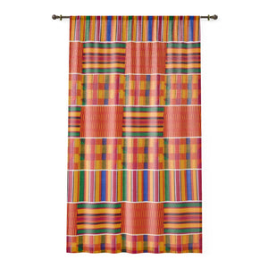 Simply Tribal Art Designer Window Curtain