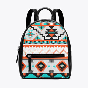 Tribal SW. Unisex PU Leather Backpack