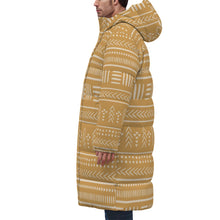 Load image into Gallery viewer, Tribal Art Designer Unisex Long Down Jacket