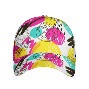 Pink Abstract Tribal Peaked Cap