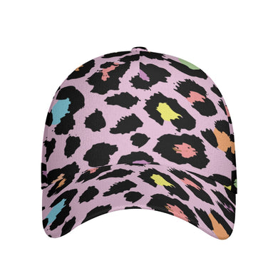 Pink Leopard Peaked Cap