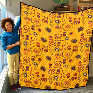 Tribal Art Household Summer/Fall Lightweight & Breathable Quilt