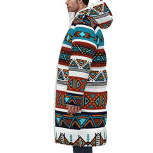 画像をギャラリービューアに読み込む, Tribal Art Designer Unisex Long Down Jacket