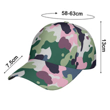 Load image into Gallery viewer, Pink Camou Peaked Cap
