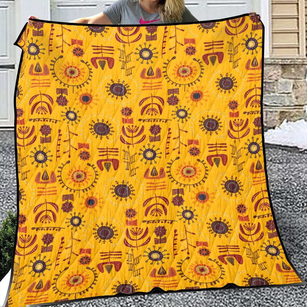 Tribal Art Household Summer/Fall Lightweight & Breathable Quilt