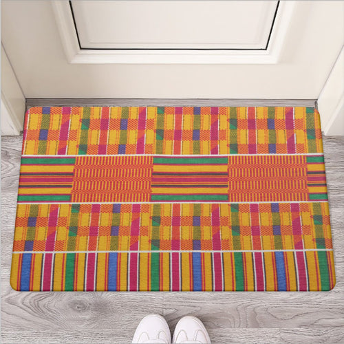 Kente Style Door Mat | Rubber