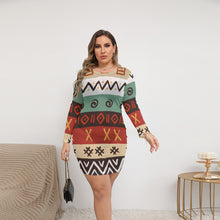 Load image into Gallery viewer, Lifestyle Tribal Swim Wear Collection Women&#39;s Mesh Dress (Plus Size)