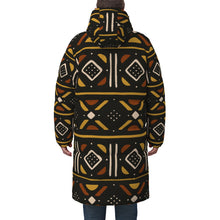 Load image into Gallery viewer, Mudcloth Designer Unisex Long Down Jacket