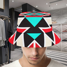 Cargar imagen en el visor de la galería, Aztec Native Art Fisherman hat