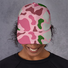 Load image into Gallery viewer, Pink Camou 2 Peaked Cap