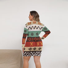 Load image into Gallery viewer, Lifestyle Tribal Swim Wear Collection Women&#39;s Mesh Dress (Plus Size)