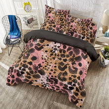 Load image into Gallery viewer, Animal Print Art Four-piece Duvet Cover Set