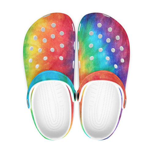 Tye Dyed Clogs