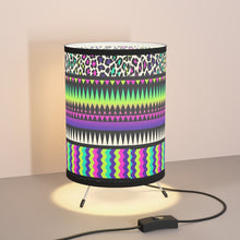 Laden Sie das Bild in den Galerie-Viewer, Simply Tribal Art Designer Tripod Lamp with High-Res Printed Shade, US\CA plug