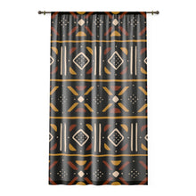 Load image into Gallery viewer, Simply Tribal Art Designer Window Curtain