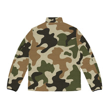 Load image into Gallery viewer, Camouflage Men&#39;s Puffer Jacket