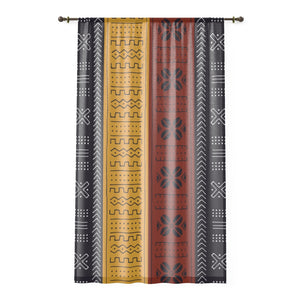 Simply Tribal Art Designer Window Curtain