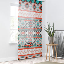 Load image into Gallery viewer, Simply Tribal Art Designer Window Curtain