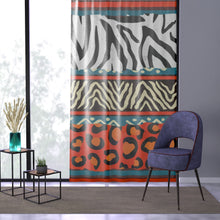 Laden Sie das Bild in den Galerie-Viewer, Simply Tribal Art Designer Window Curtain