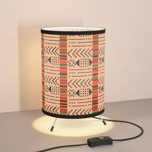 Cargar imagen en el visor de la galería, Simply Tribal Art Designer Tripod Lamp with High-Res Printed Shade, US\CA plug