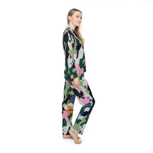 Load image into Gallery viewer, Camouflage Art Women&#39;s Satin Pajamas