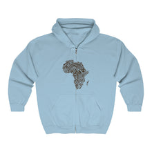 画像をギャラリービューアに読み込む, Unisex Heavy Blend™ Full Zip Hooded Tribal Art Sweatshirt