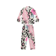 Carica l&#39;immagine nel visualizzatore di Gallery, Pink Tribal Art Women&#39;s Satin Pajamas