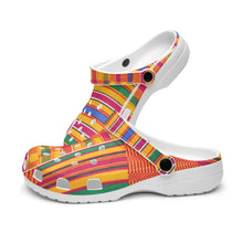 Load image into Gallery viewer, Tribal Art Kente Clogs