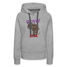 Load image into Gallery viewer, Women’s Premium Royal DNA Hoodie - heather grey