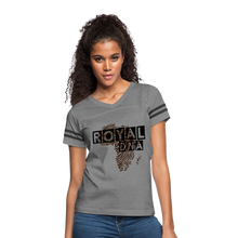 Load image into Gallery viewer, Royal DNA Women’s Vintage Sport T-Shirt - heather gray/charcoal