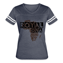 画像をギャラリービューアに読み込む, Royal DNA Women’s Vintage Sport T-Shirt - vintage navy/white