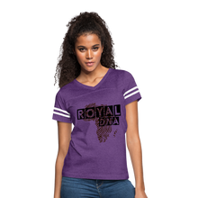Cargar imagen en el visor de la galería, Royal DNA Women’s Vintage Sport T-Shirt - vintage purple/white