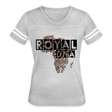 画像をギャラリービューアに読み込む, Royal DNA Women’s Vintage Sport T-Shirt - heather gray/white