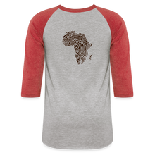 이미지를 갤러리 뷰어에 로드 , Royal DNA Unisex Baseball T-Shirt - heather gray/red