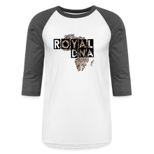 이미지를 갤러리 뷰어에 로드 , Royal DNA Unisex Baseball T-Shirt - white/charcoal