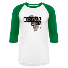 이미지를 갤러리 뷰어에 로드 , Royal DNA Unisex Baseball T-Shirt - white/kelly green