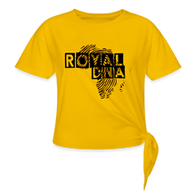 이미지를 갤러리 뷰어에 로드 , Royal DNA Women&#39;s Knotted T-Shirt - sun yellow