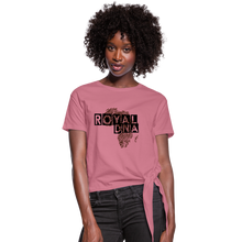 Load image into Gallery viewer, Royal DNA Women&#39;s Knotted T-Shirt - mauve