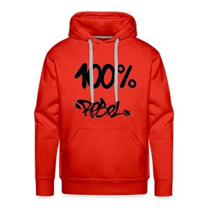 Unisex 100% Rebel Premium Hoodie - red