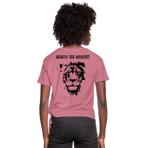 Blactivist Women's Knotted T-Shirt - mauve