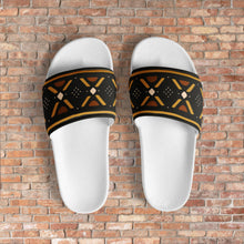 Load image into Gallery viewer, Tribal Art Mudcloth Unisex slides
